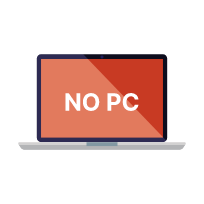 No PC space consumed