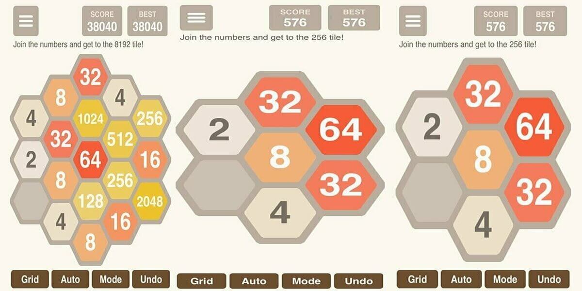 2048 Hex: Game Similar 2048 2048 Hex: Game Similar 2048