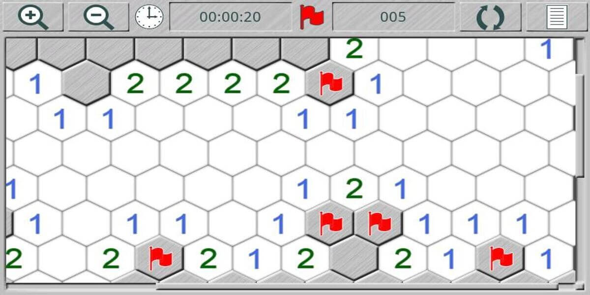 Hexagonal Minesweeper Puzzle Game Hexagonal Minesweeper Puzzle Game
